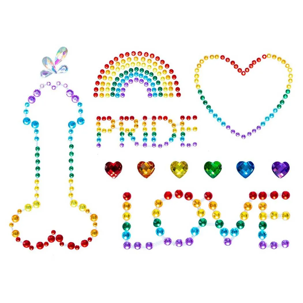 Leg Avenue Pride Stick-On Body Jewels