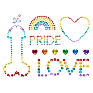 Leg Avenue Pride Stick-On Body Jewels