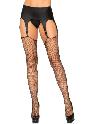 Leg Avenue Rhinestone Fishnet Stockings 9124