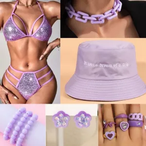 Lilac Dreams Full Rave / Festival Outfit