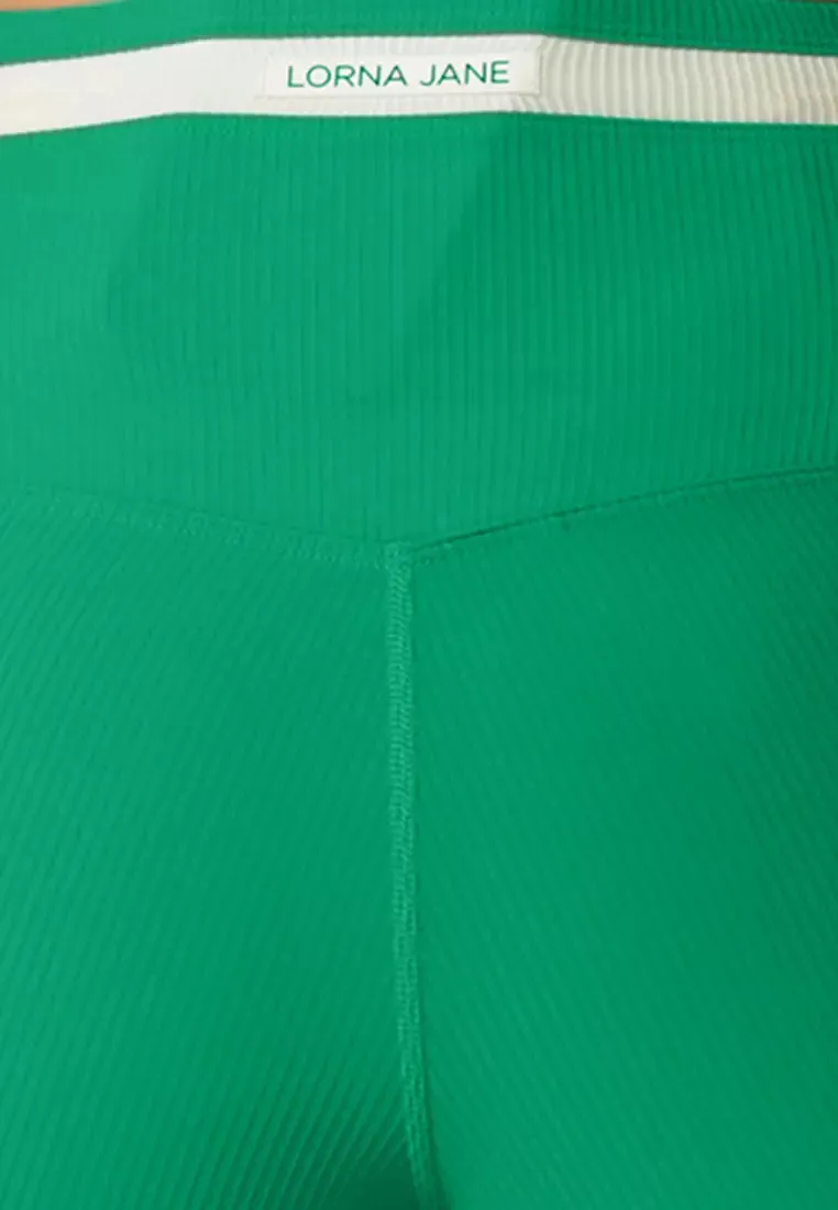 Lorna Jane Retro Swim 9cm Bike Shorts - Sea Glass