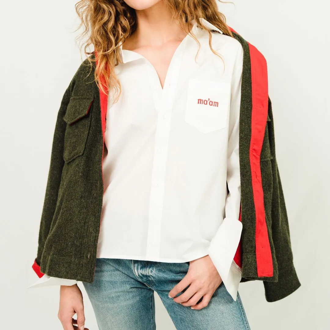 Ma'am Shirt - Classic White