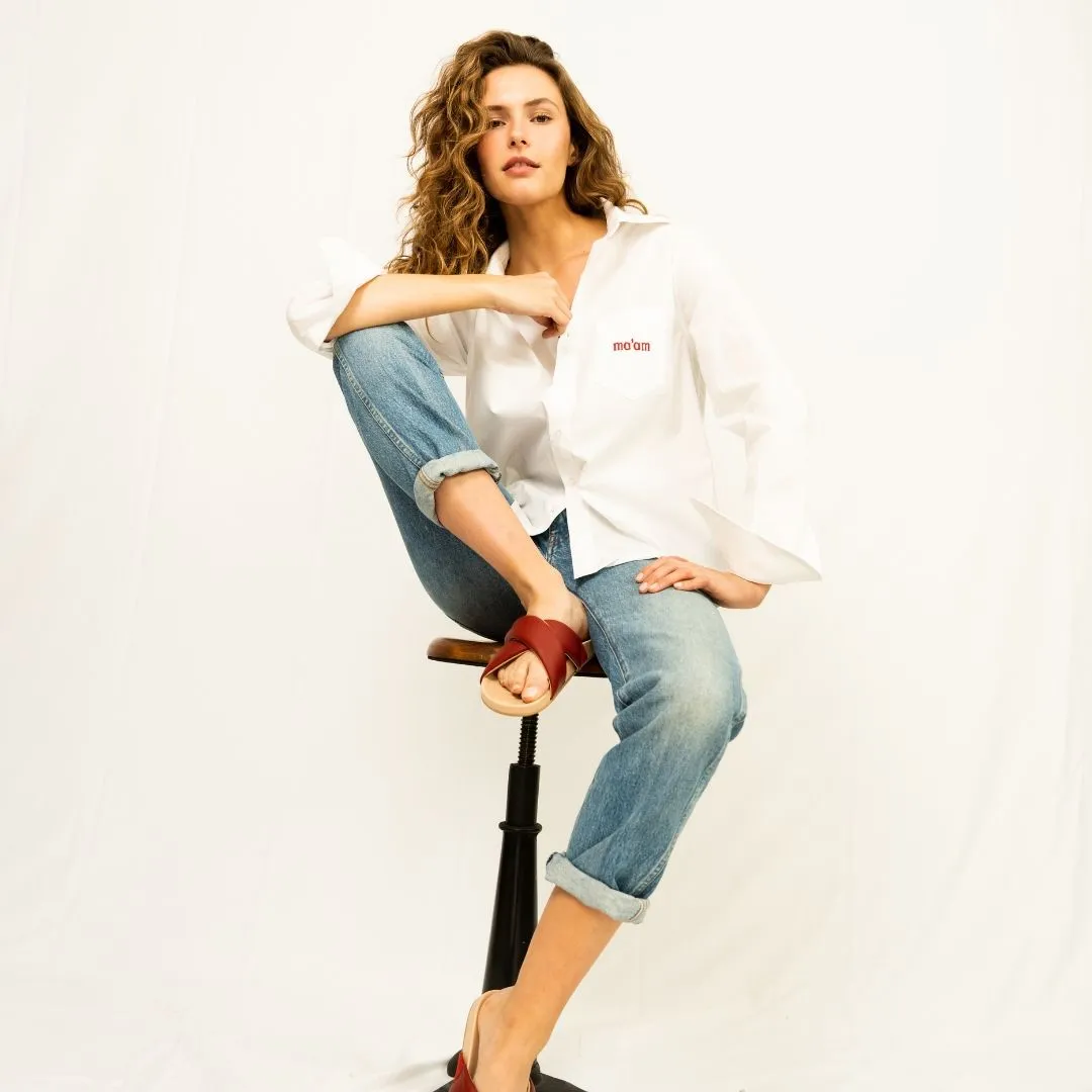 Ma'am Shirt - Classic White