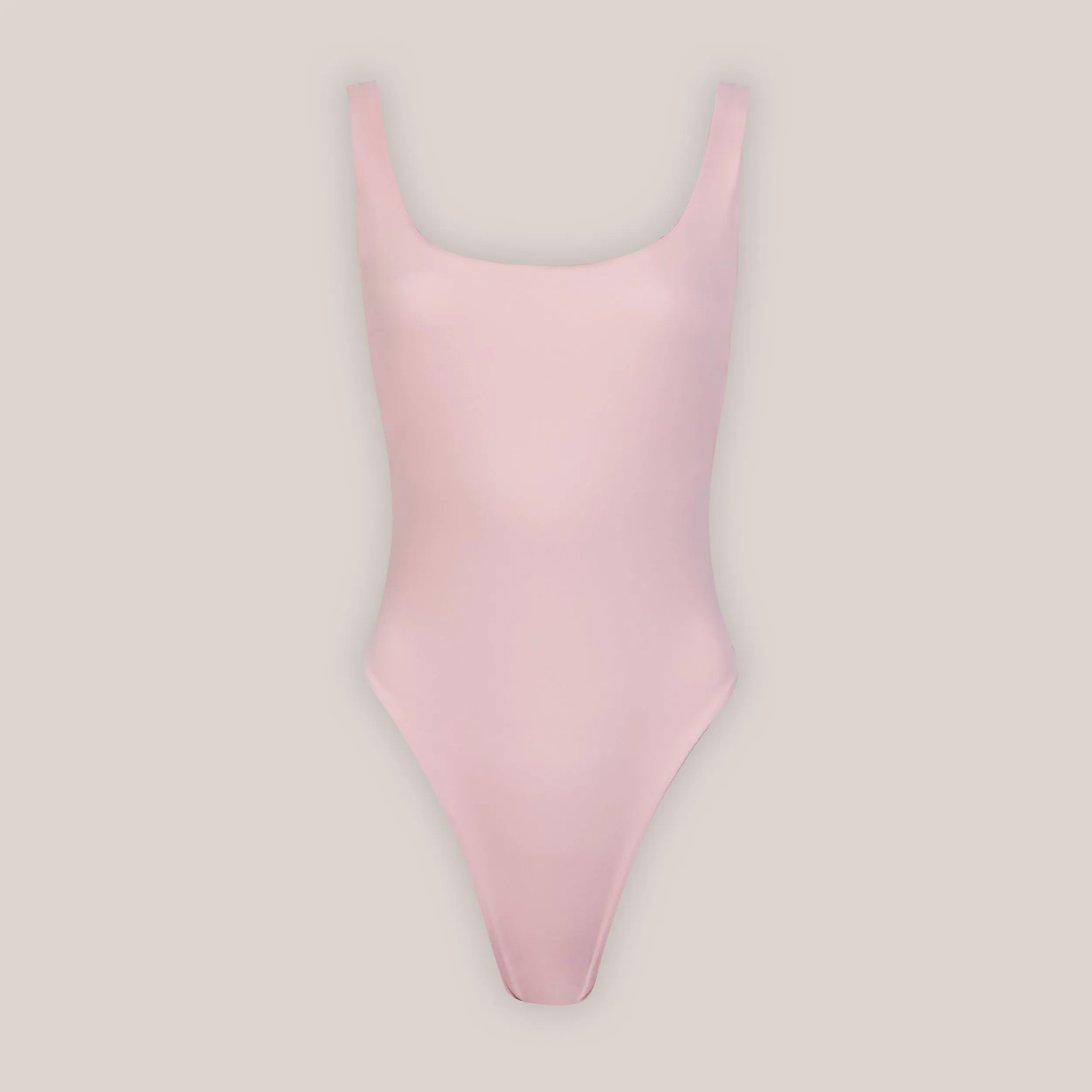 Maillot de Bain High Leg Réversible - Rose/Floral