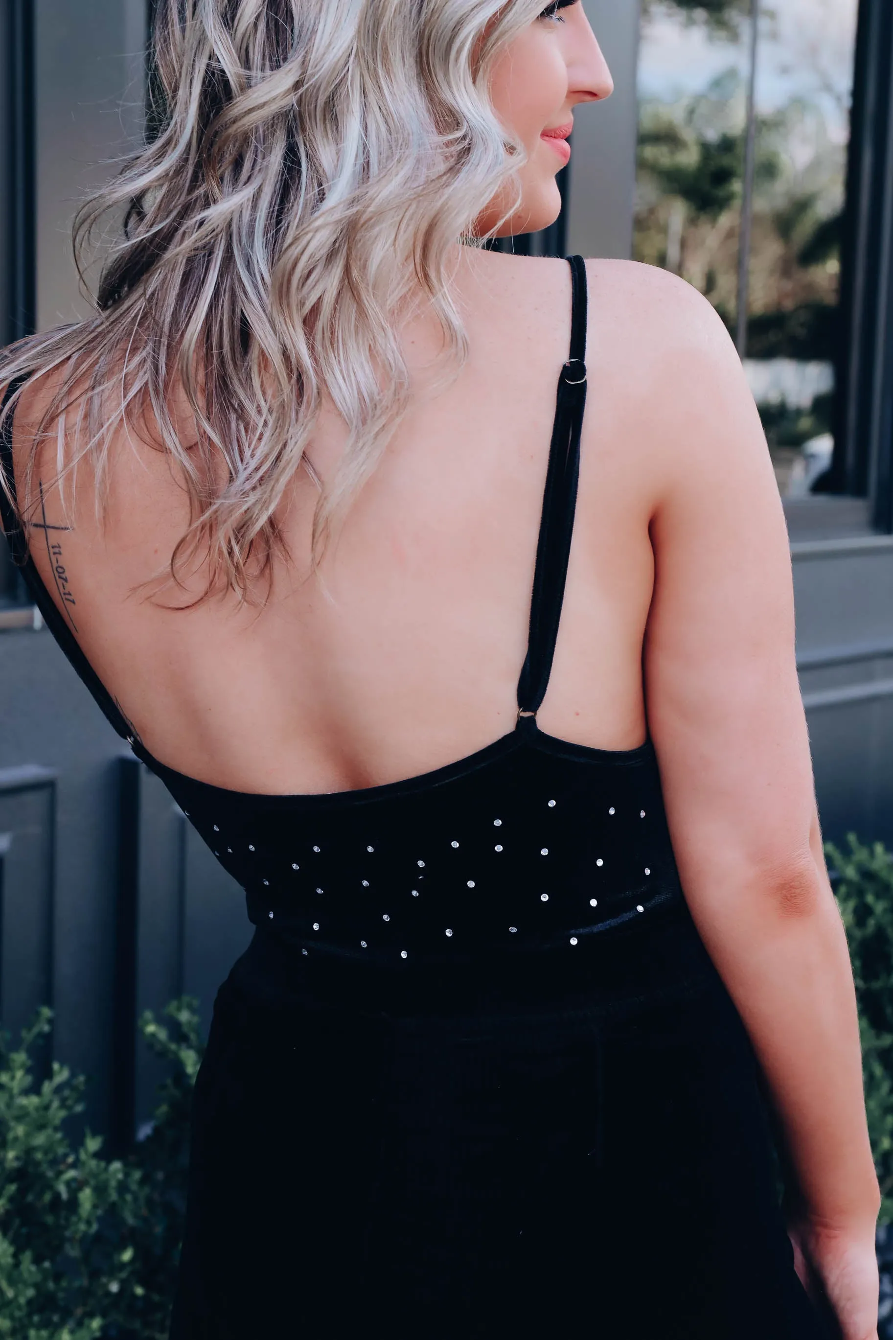 Makin' Memories Rhinestone Bodysuit