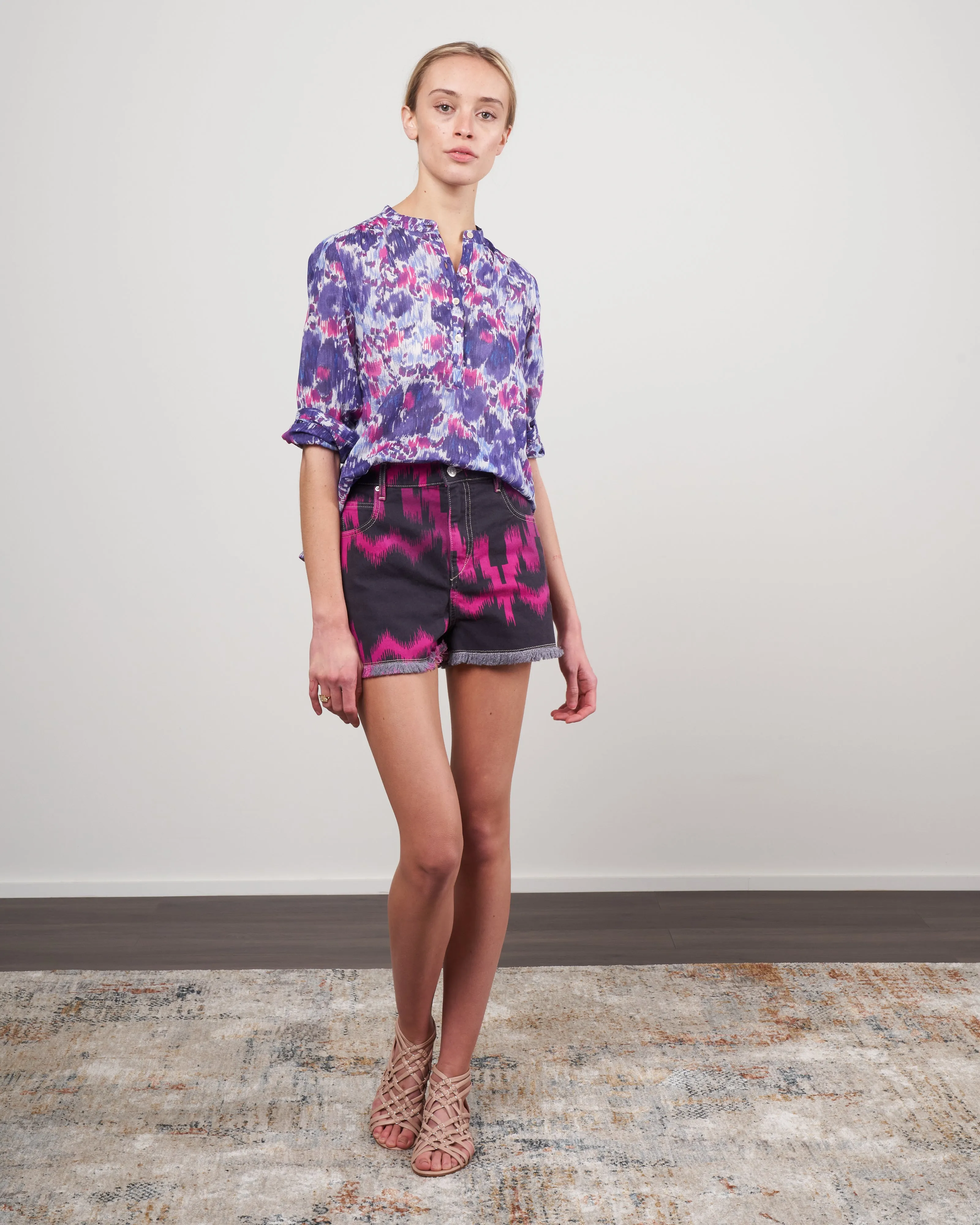 maria top - blue