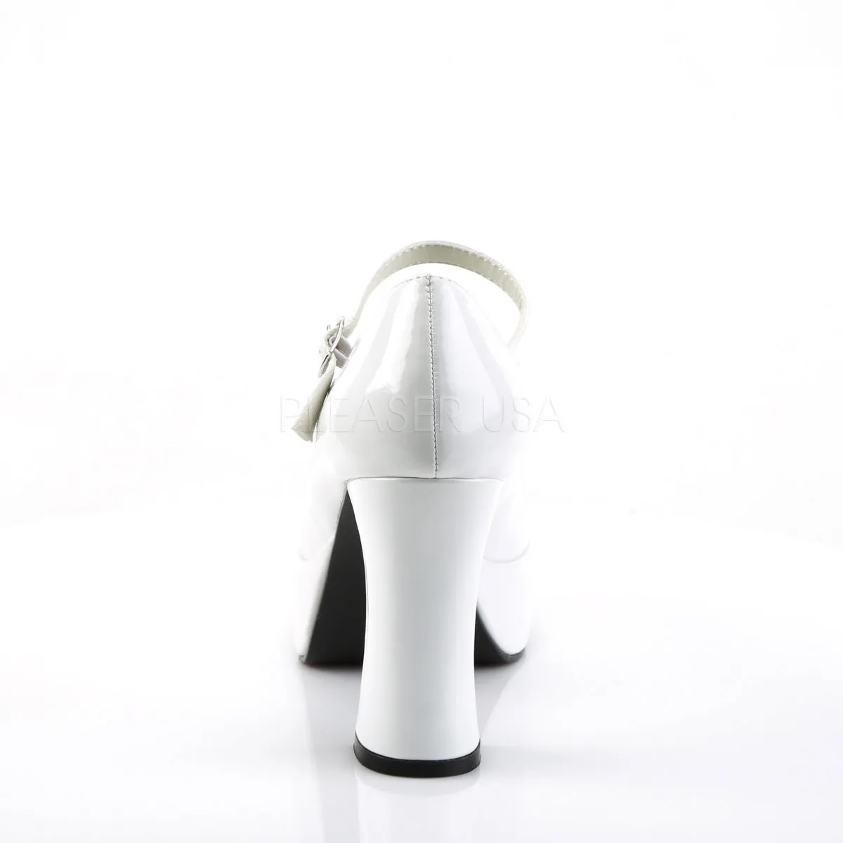 MARYJANE-50  White Patent