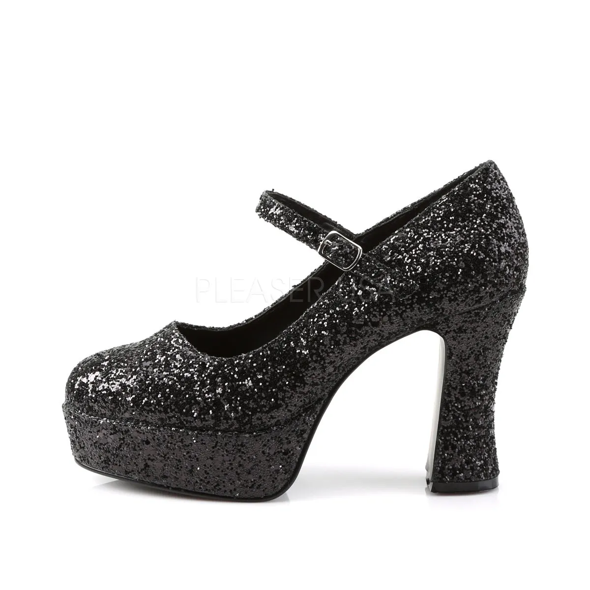 MARYJANE-50G  Black Glitter