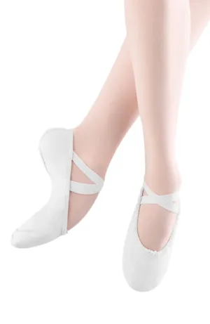 Men's White Canvas Ballet