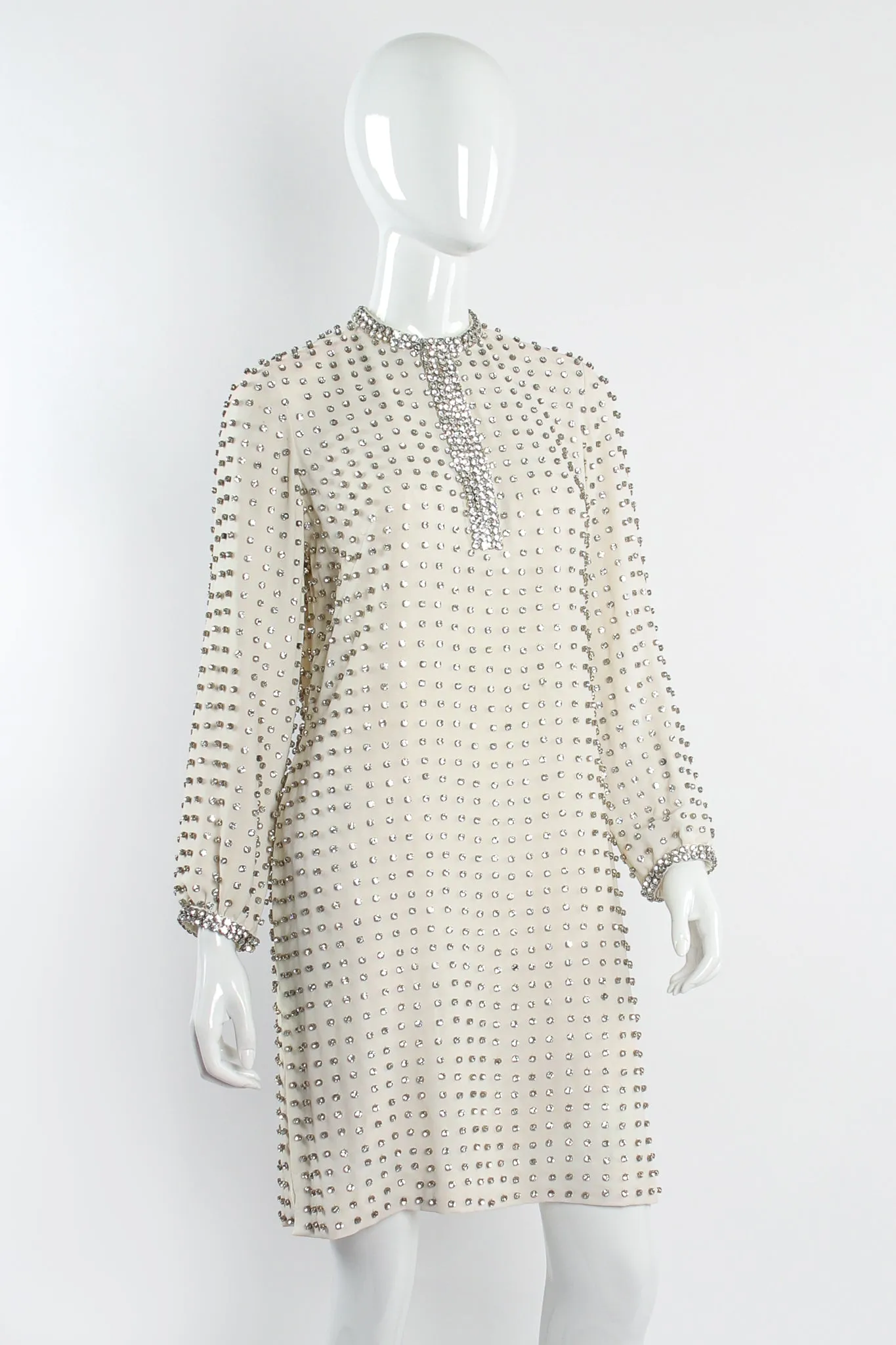 Mod Rhinestone Shift Dress