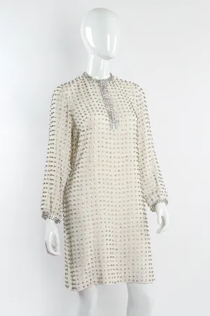 Mod Rhinestone Shift Dress