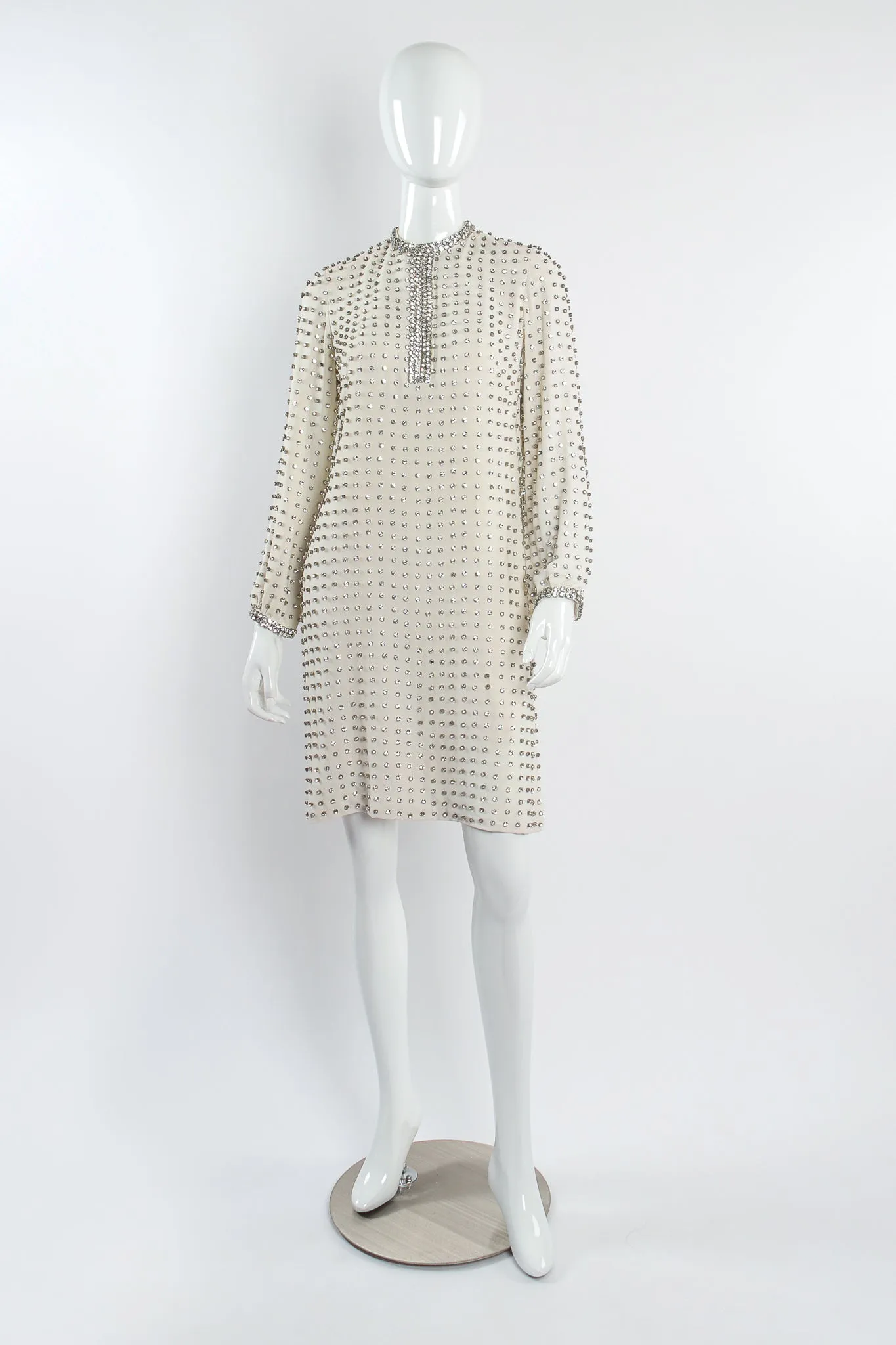 Mod Rhinestone Shift Dress