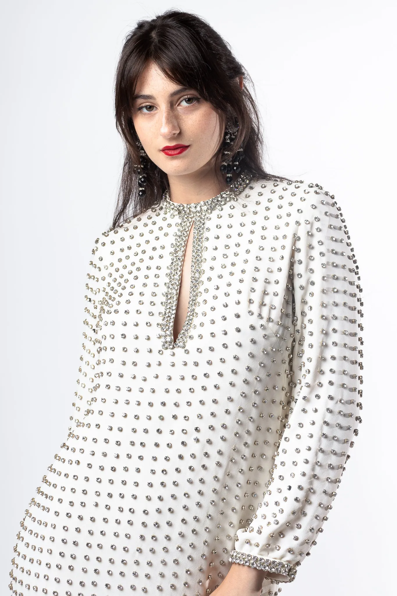 Mod Rhinestone Shift Dress