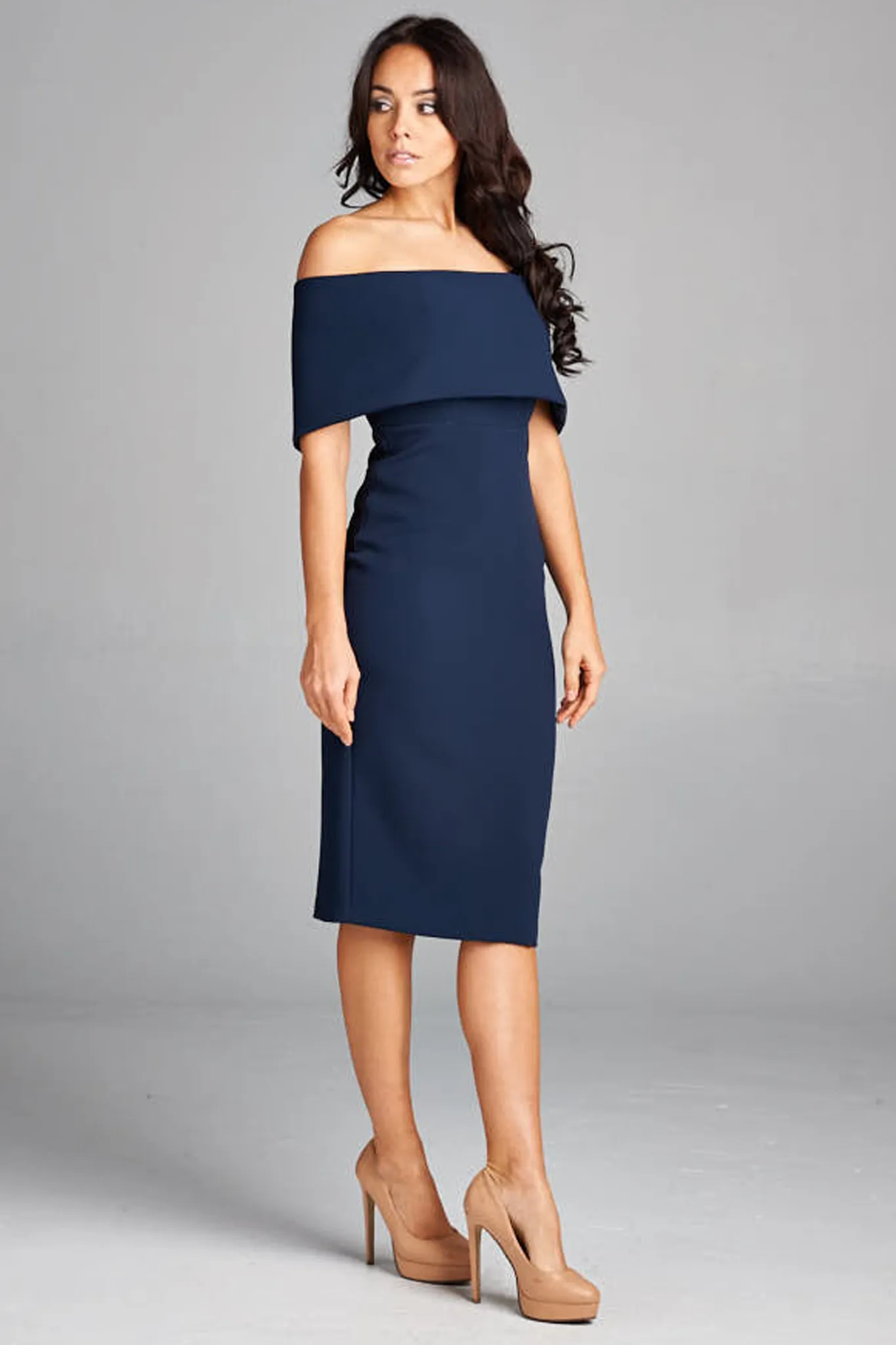 'Modern MadMen' Dress - Indigo
