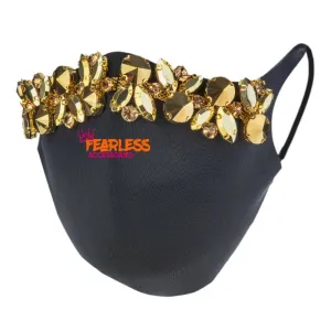 Money talks rhinestone face mask (2 Colors)