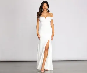 Myra Formal Stylish High Slit Dress