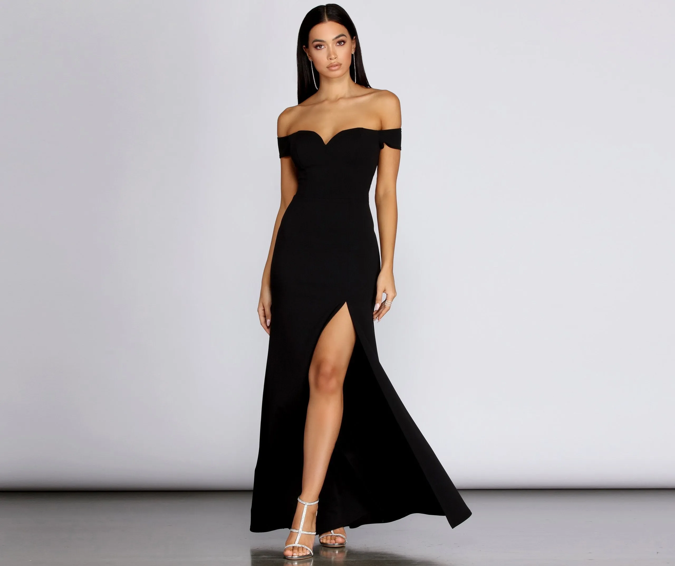 Myra Formal Stylish High Slit Dress