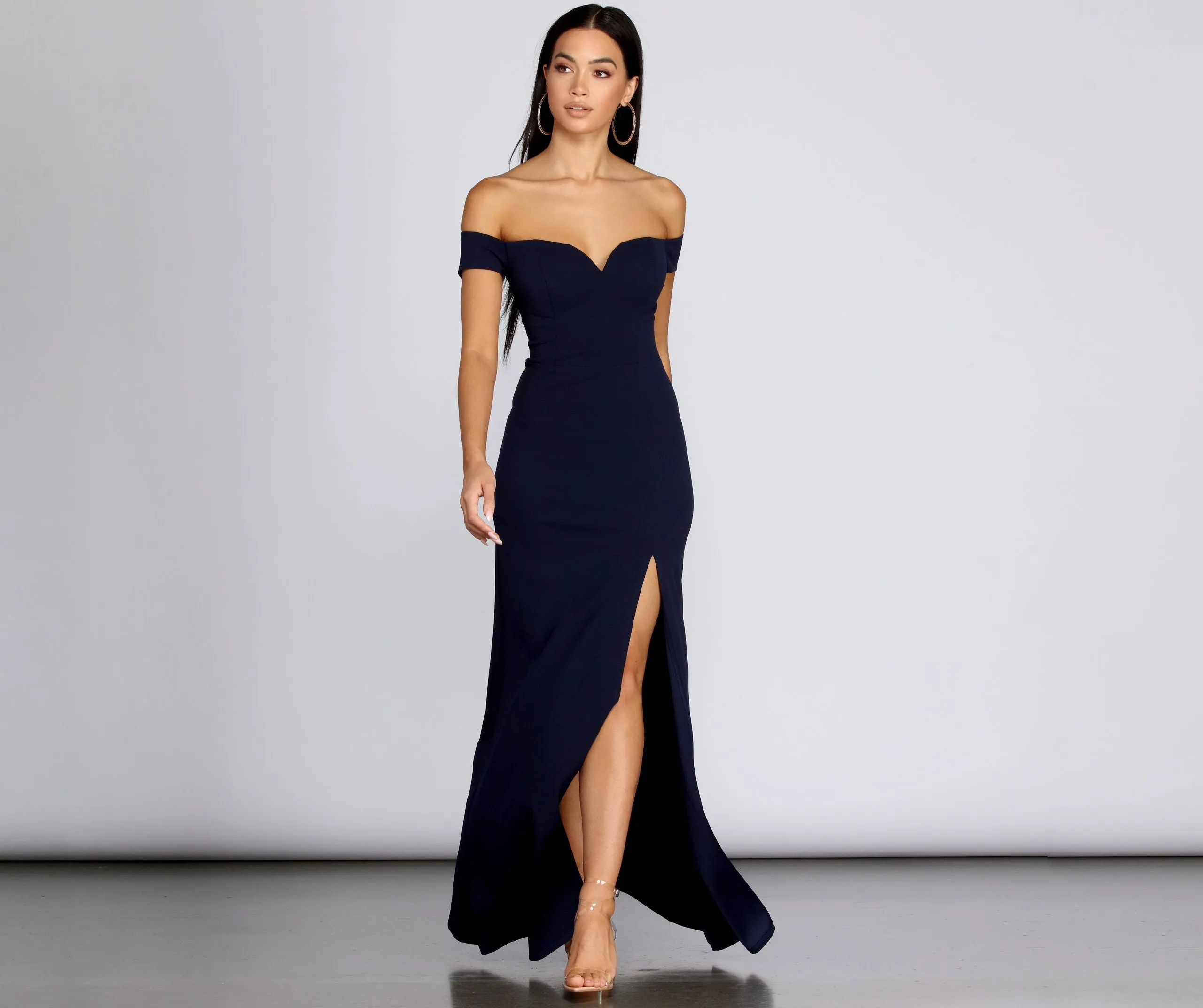 Myra Formal Stylish High Slit Dress