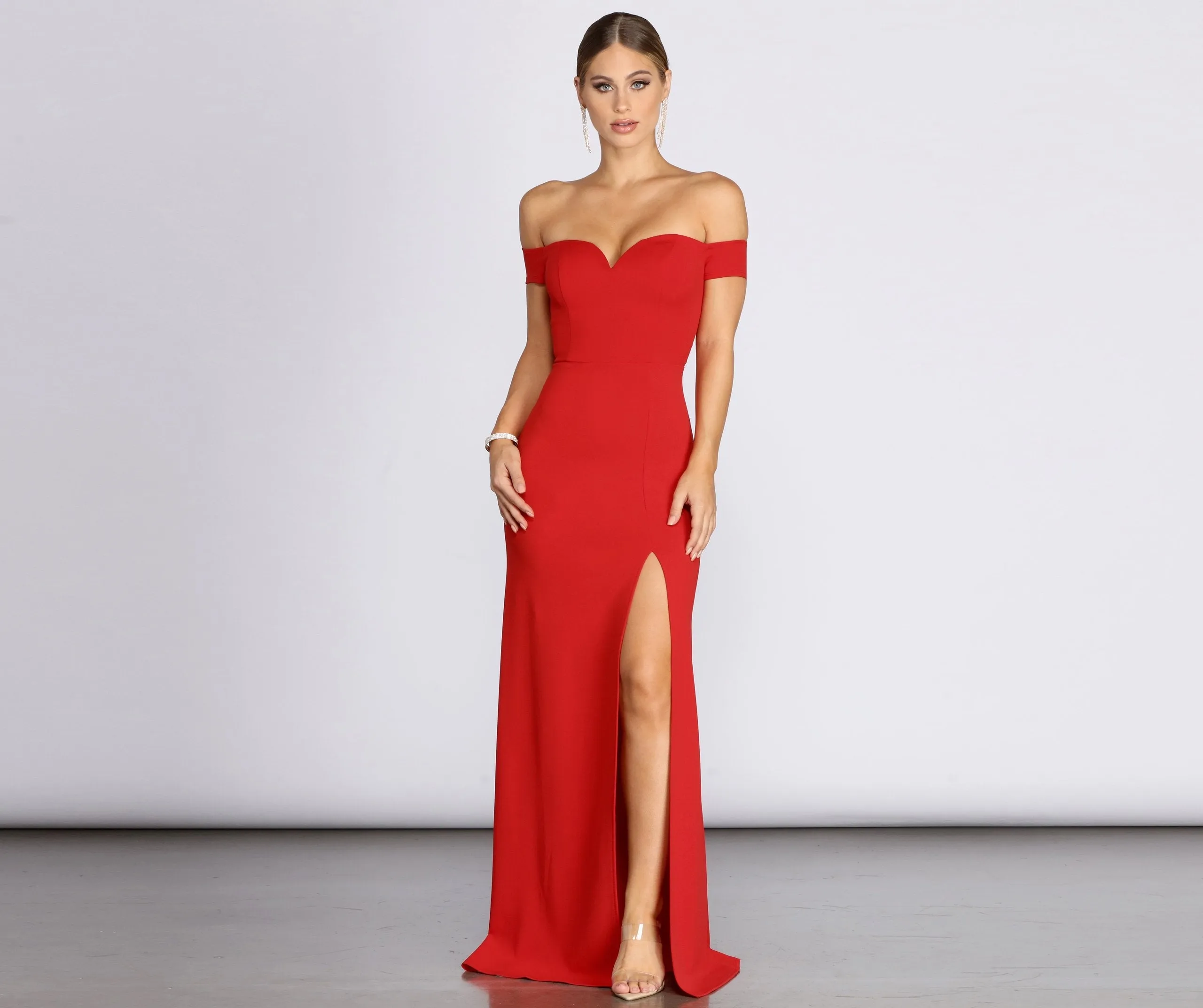 Myra Formal Stylish High Slit Dress