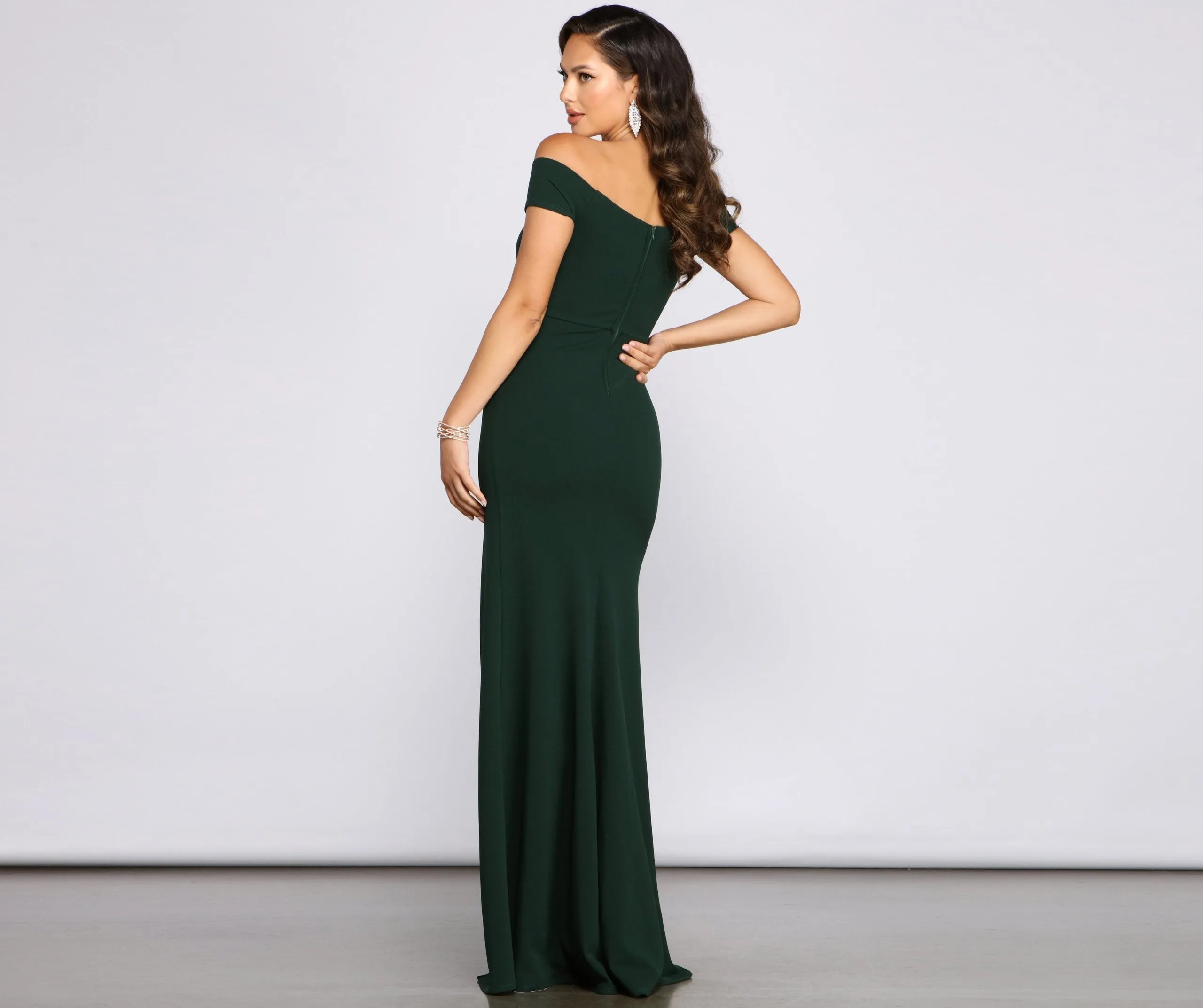 Myra Formal Stylish High Slit Dress