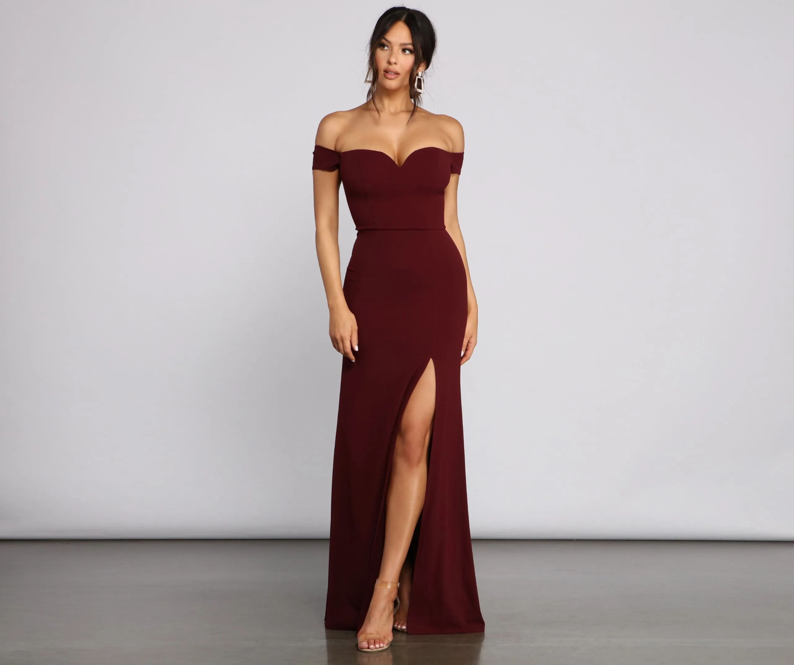 Myra Formal Stylish High Slit Dress