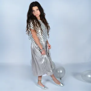 Naturino Margot Metallic Silver Shoes