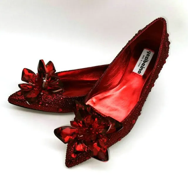 New Rhinestone High Heels Cinderella Shoes