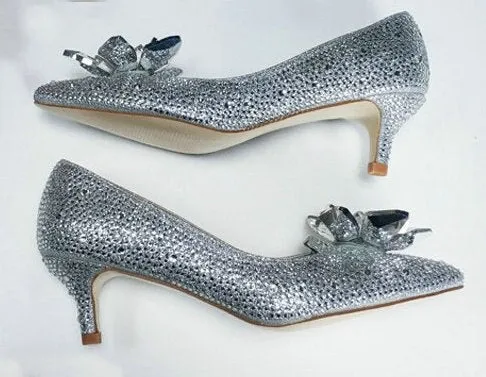 New Rhinestone High Heels Cinderella Shoes