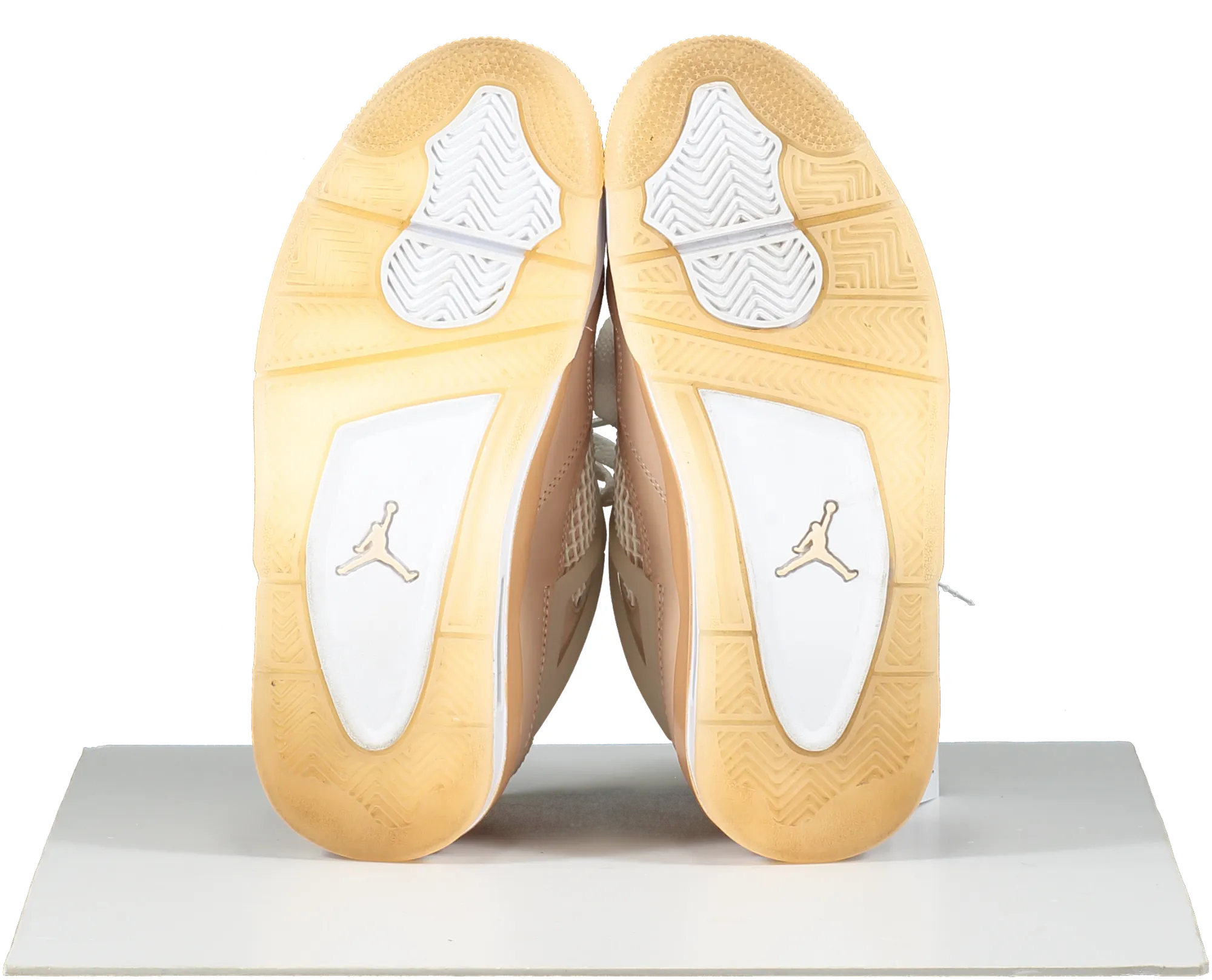 Nike Beige Jordan 4 Retro Shimmer trainers UK 4 EU 37 👠