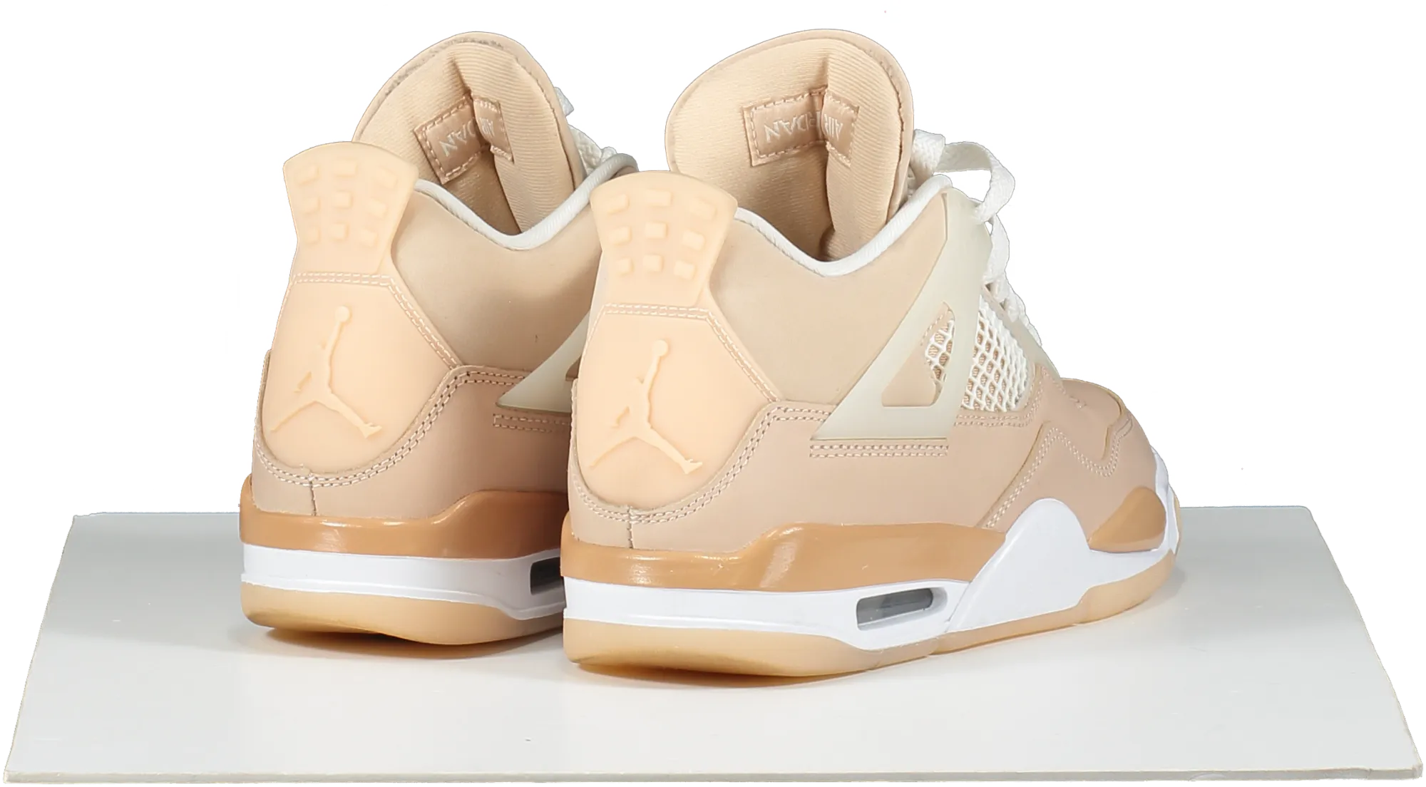 Nike Beige Jordan 4 Retro Shimmer trainers UK 4 EU 37 👠