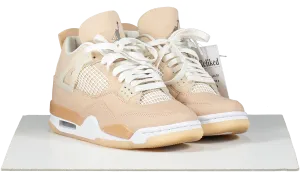 Nike Beige Jordan 4 Retro Shimmer trainers UK 4 EU 37 👠
