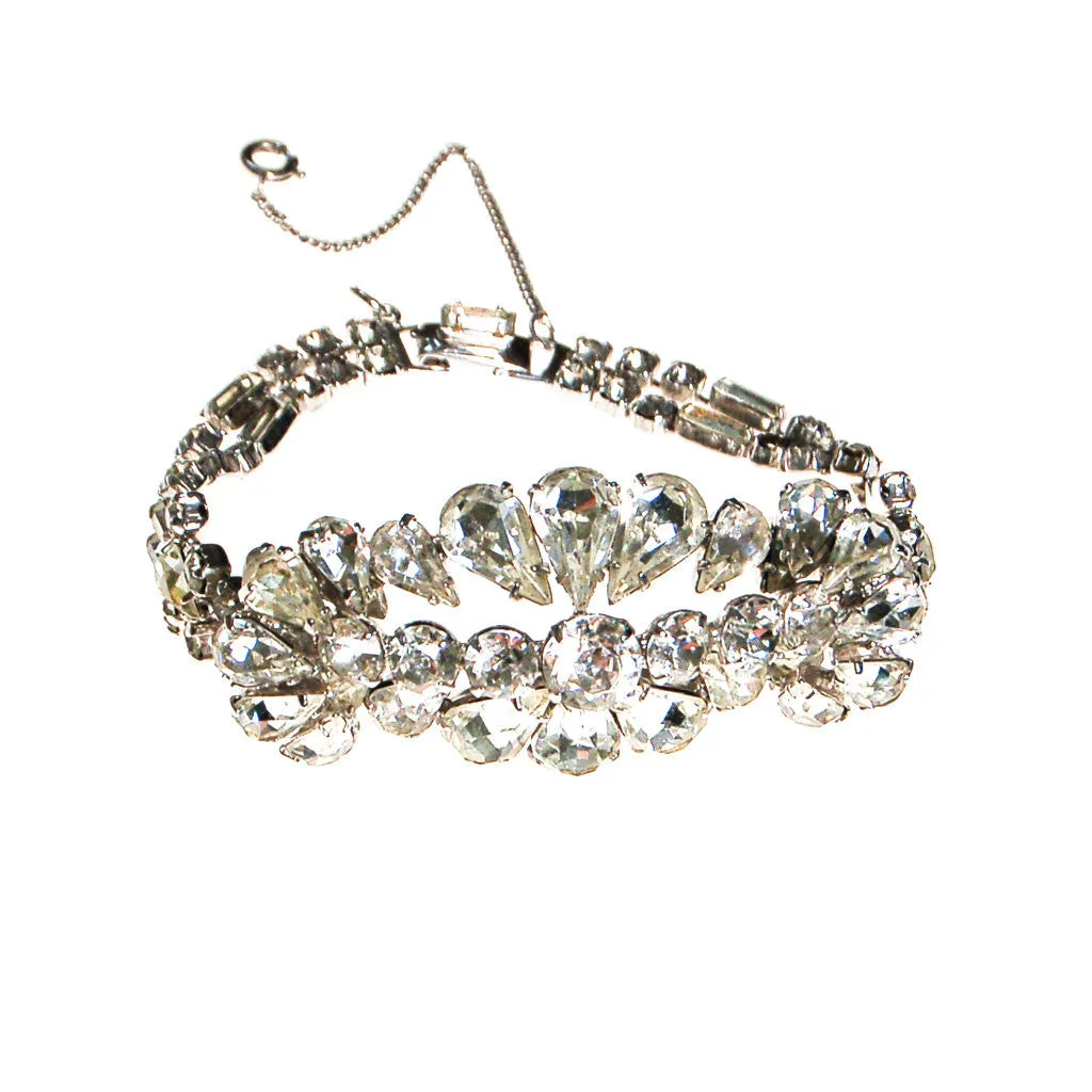 Old Hollywood Glam Sparkling Rhinestone bracelet by Denbe