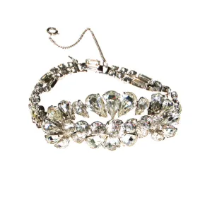 Old Hollywood Glam Sparkling Rhinestone bracelet by Denbe