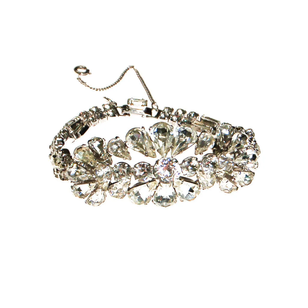 Old Hollywood Glam Sparkling Rhinestone bracelet by Denbe