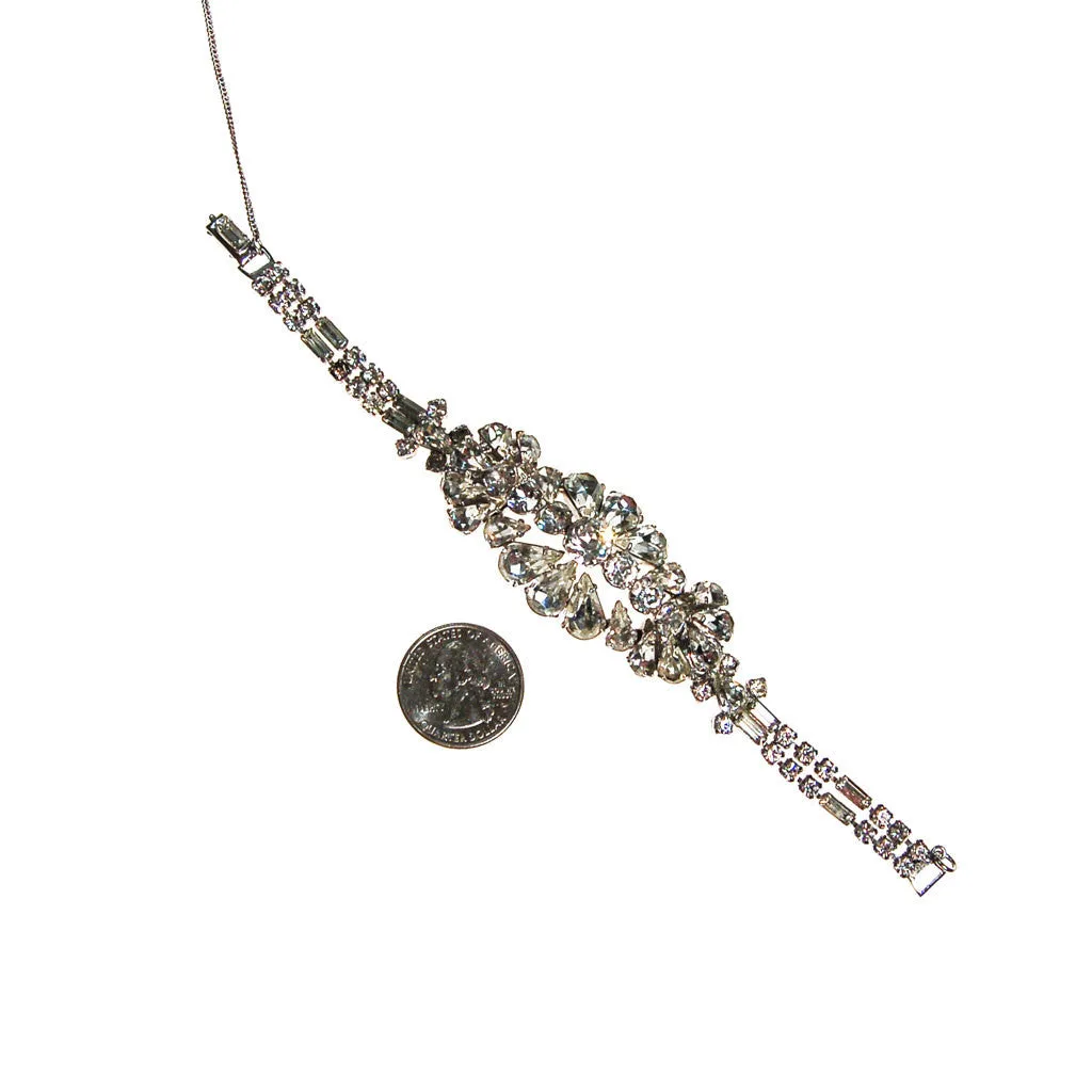 Old Hollywood Glam Sparkling Rhinestone bracelet by Denbe