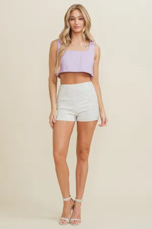 On The Town Rhinestone Shorts