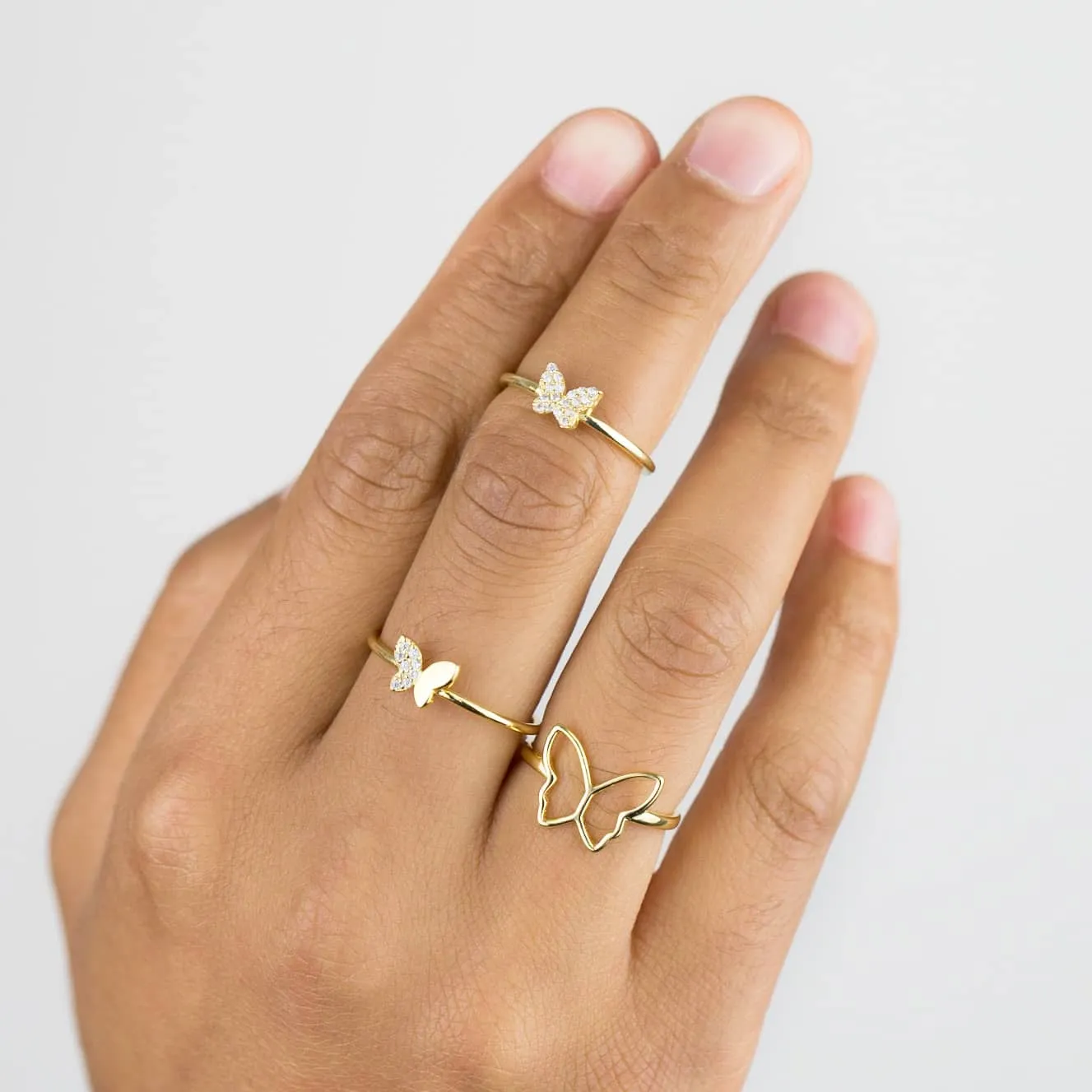 Open Butterfly Ring