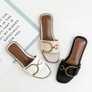 Opulenta™ Elegant Leather Flats