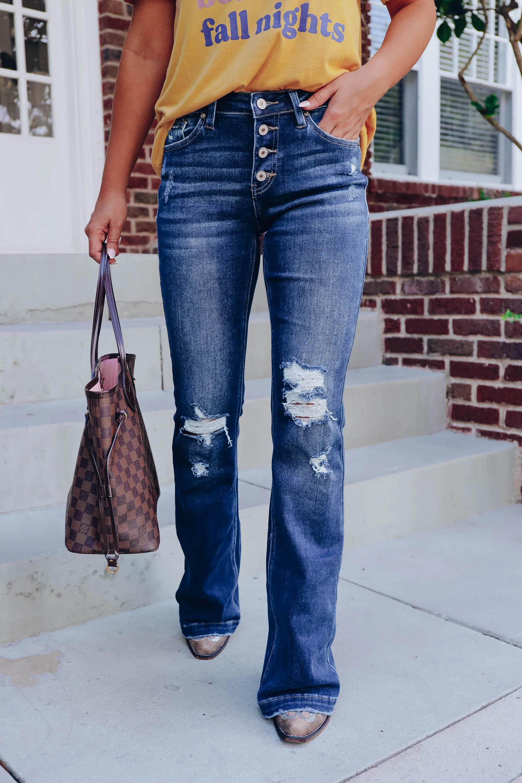 Out Of City Limits Flare Jeans