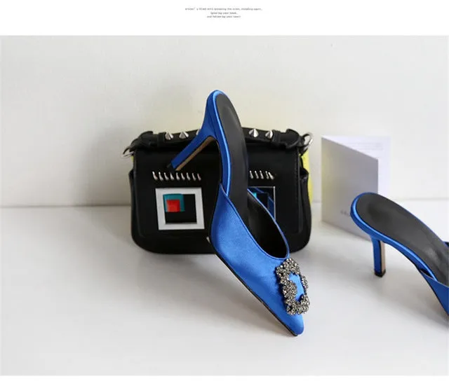 Outwear High Heel Slides Woman