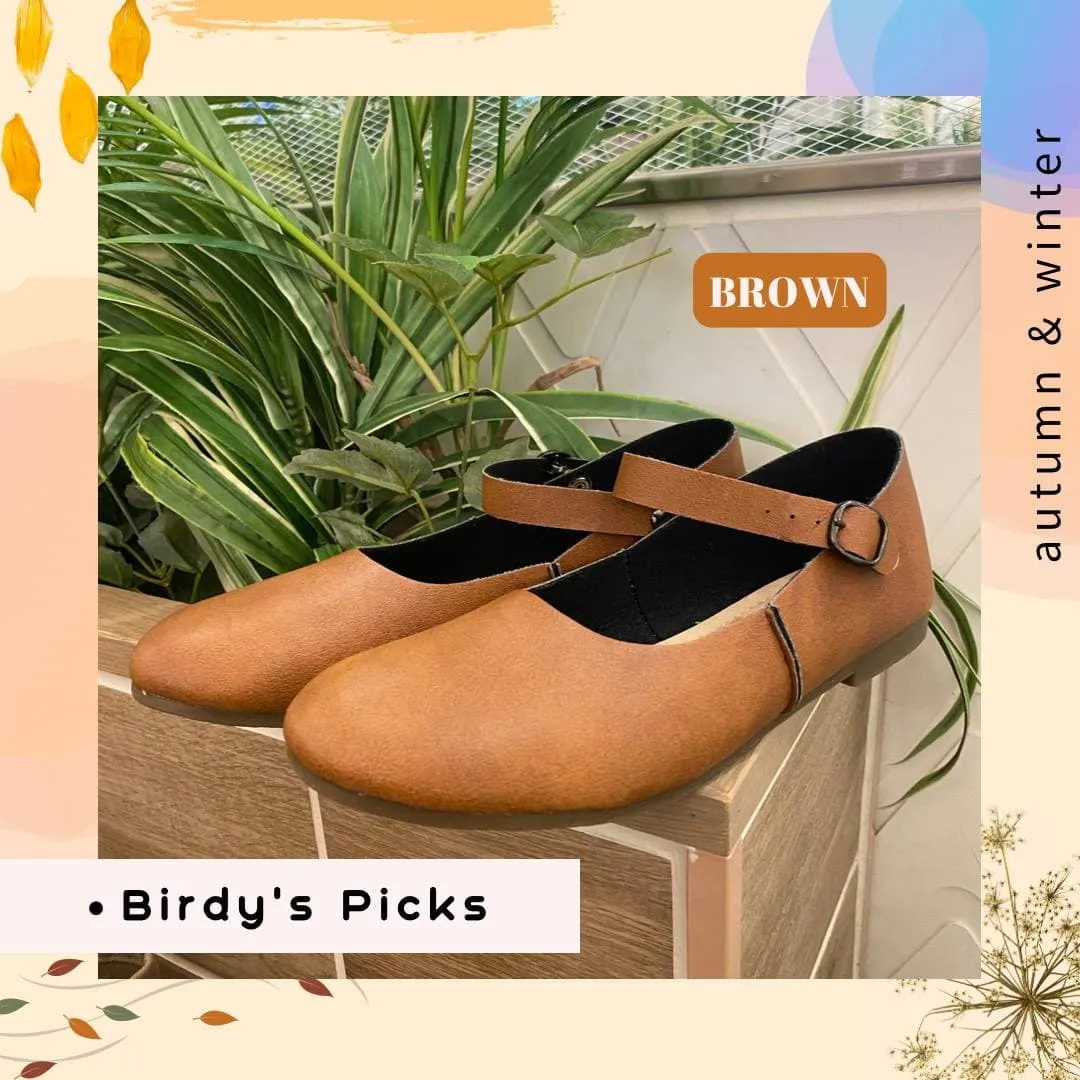 ★鳥P選 日本製 2Way 防滑軟底平底鞋 (21.5~26cm 全9色)