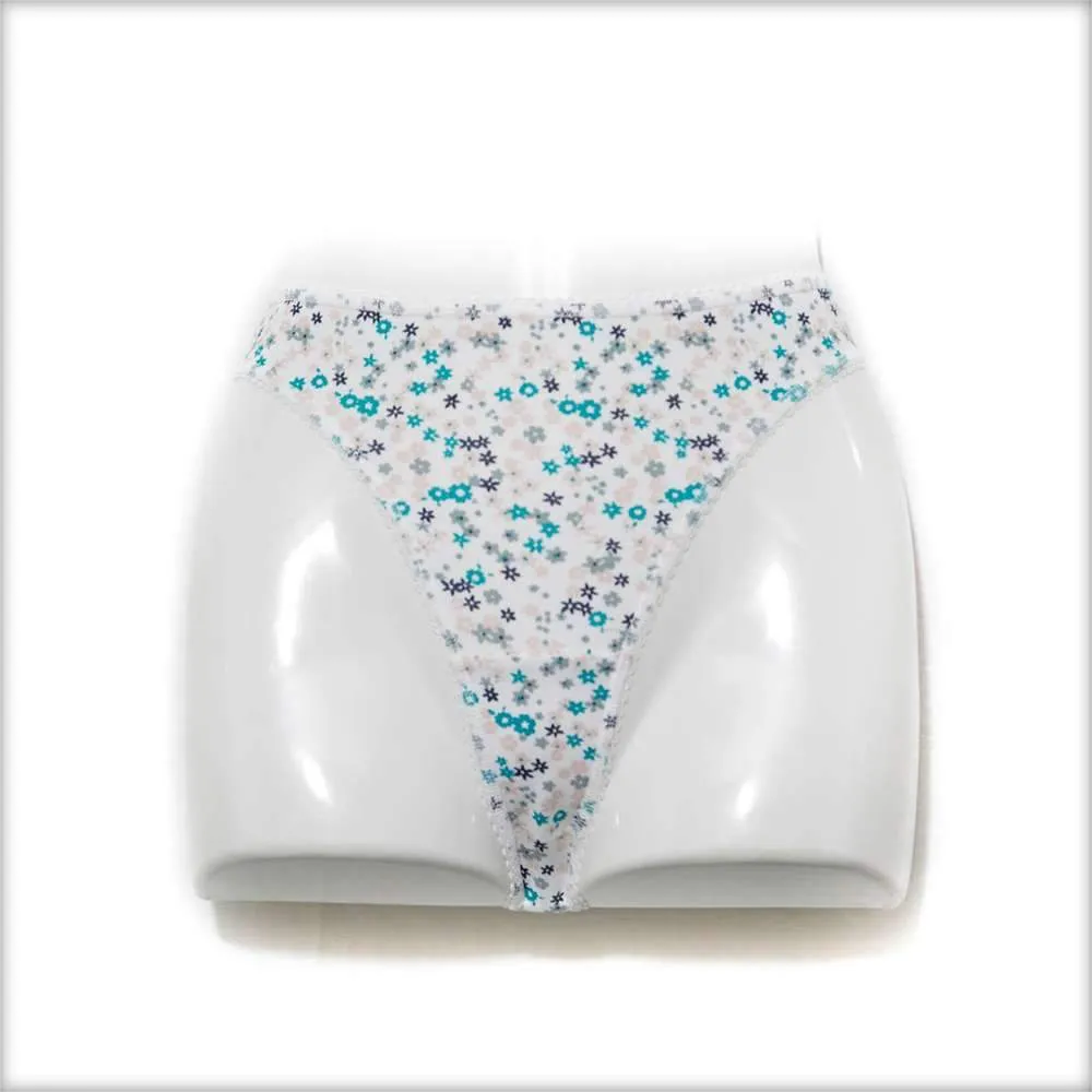Pack of 2 Classic High Mini Panty – Cotton Jersey Panty – Mix Designs