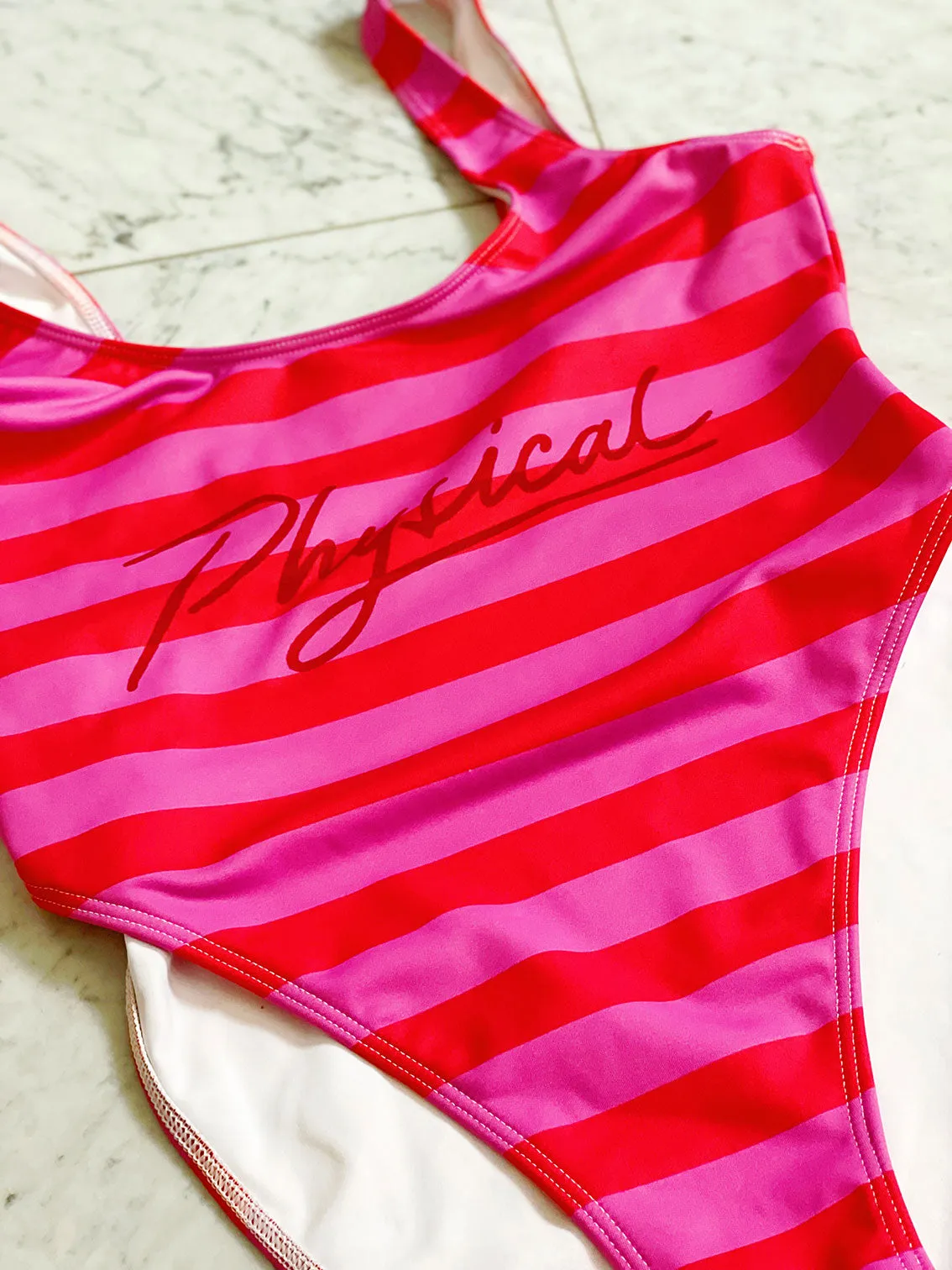 Physical Stripes Body Suit