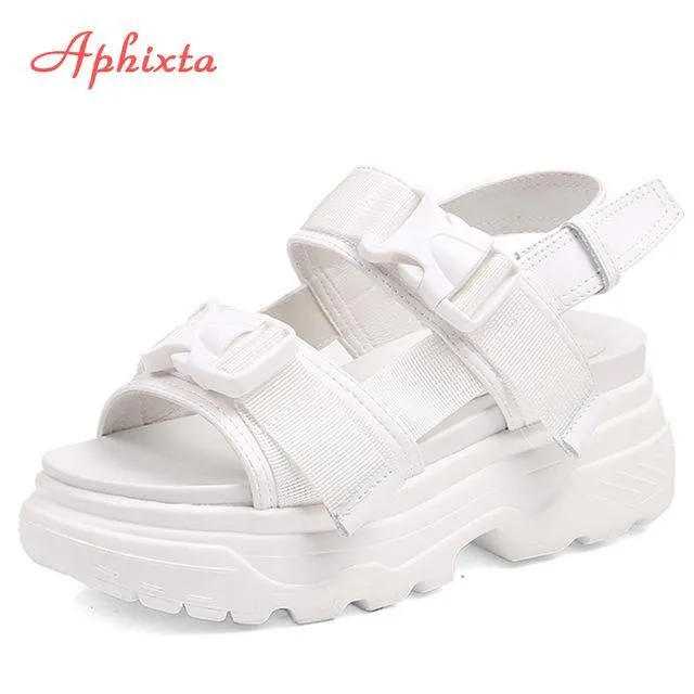 Platform Sandals Women Wedge High Heels Shoes