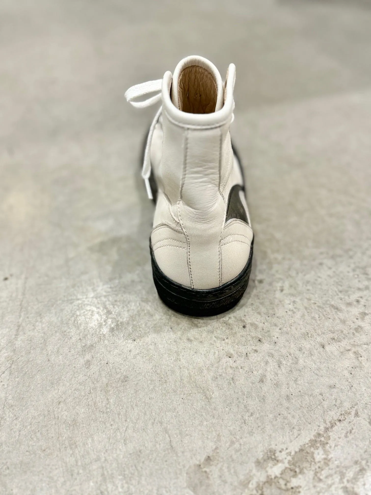 Polacco Donna Gomma | Nero   Bianco