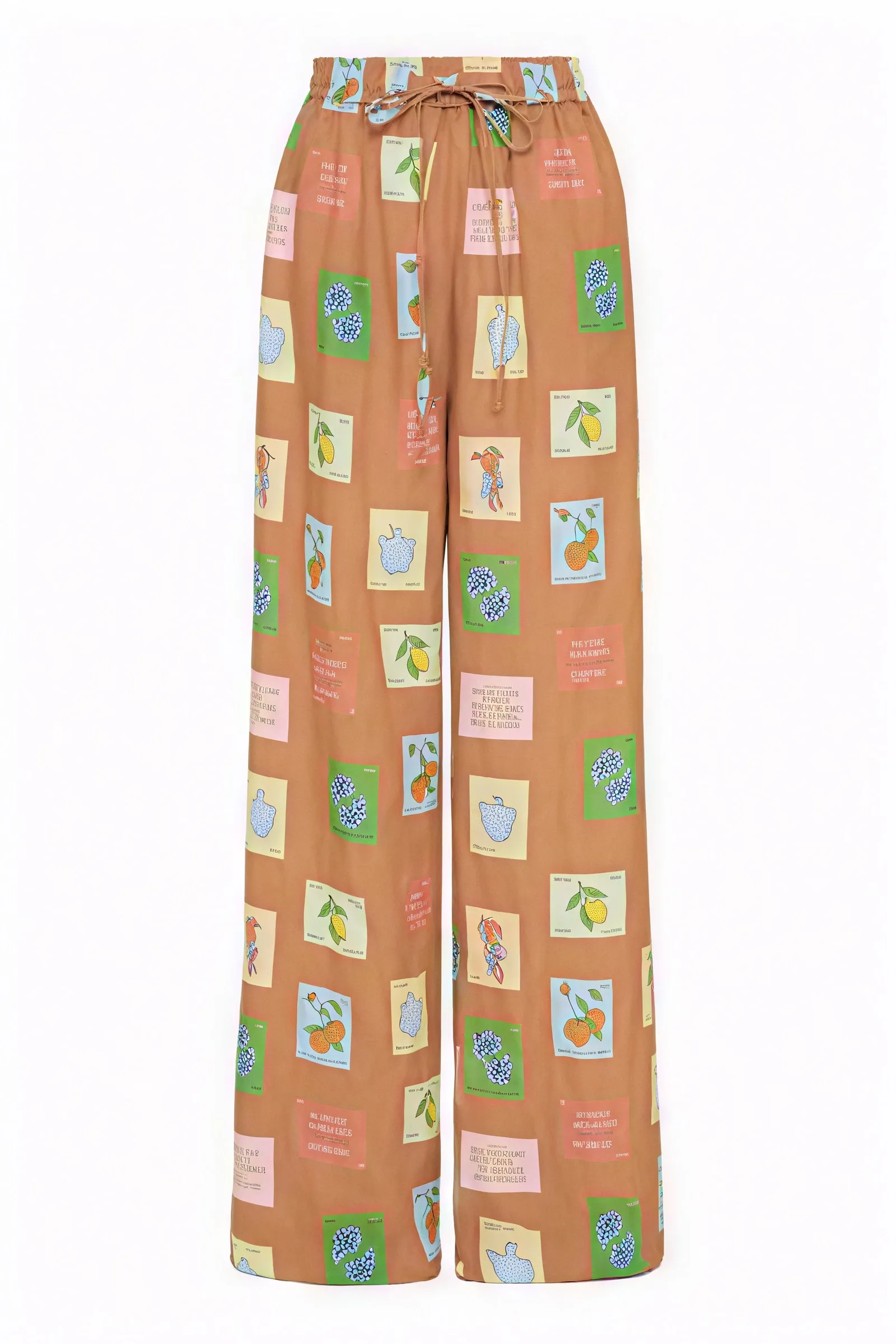 Printed Linen Two-Piece Set
