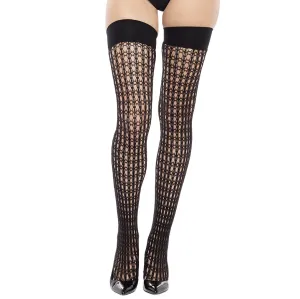 Quarter Crotchet Net Thigh High