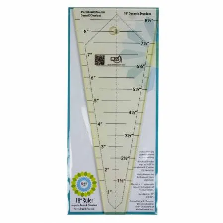 Quilters Select Dynamic Dresdens 18 degree Ruler