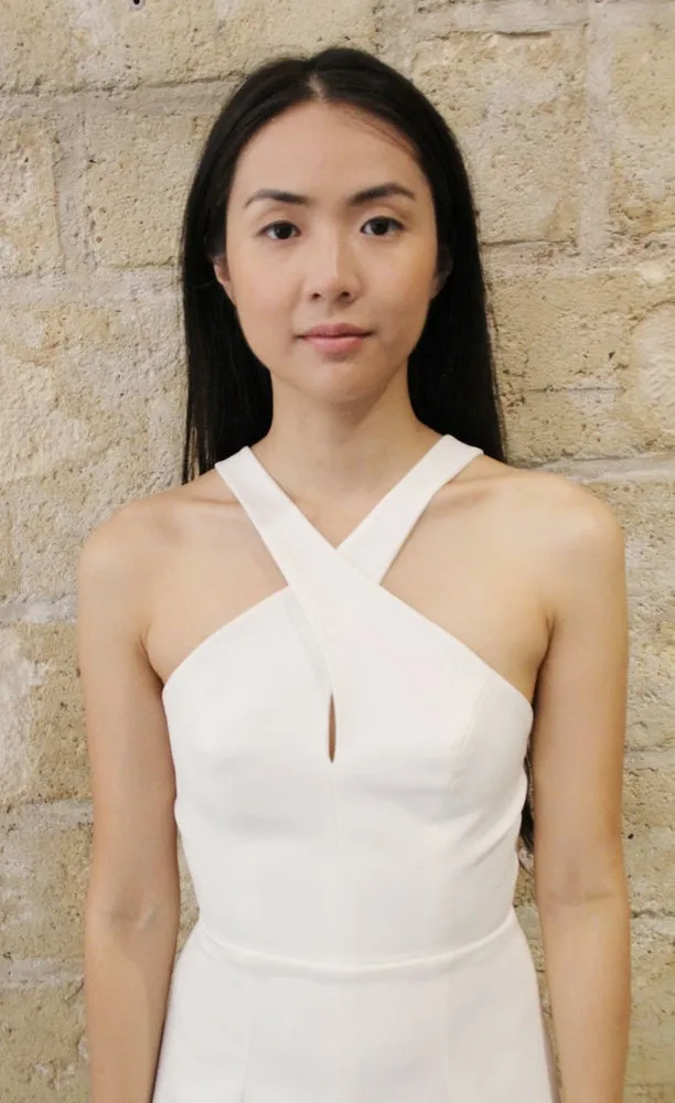 "AYA" CREPE GOWN