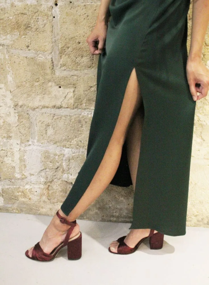 "AYA" SATIN GOWN